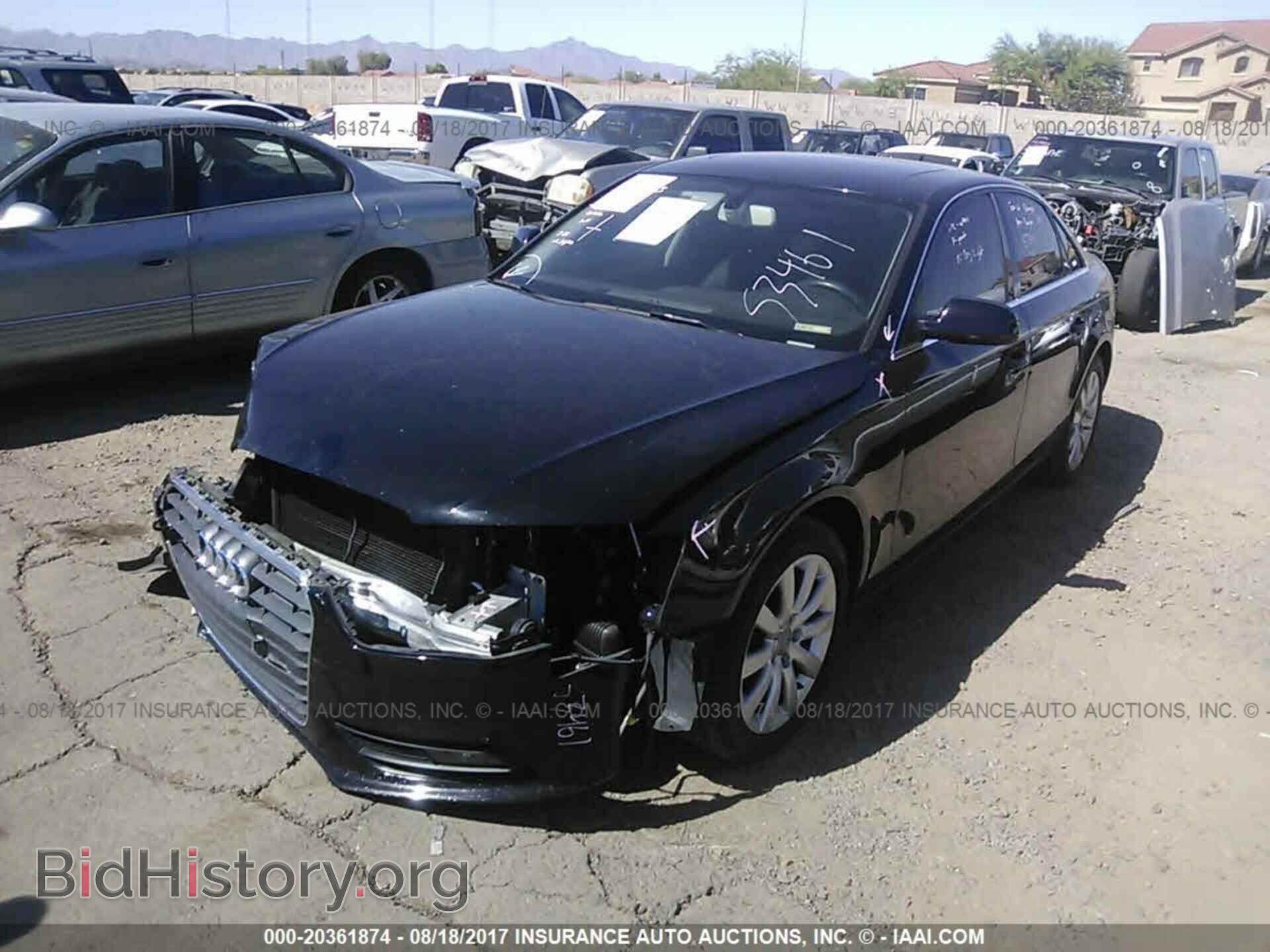 2013 Audi A4 - VIN: WAUAFAFL9DA126591 - Фото 2