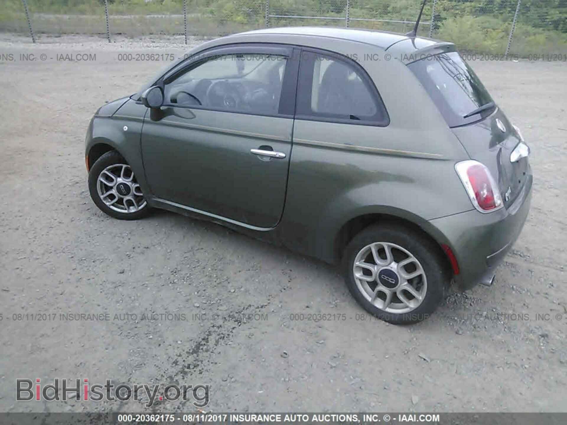 2012 Fiat 500 - VIN: 3C3CFFAR9CT313443 - Фото 3