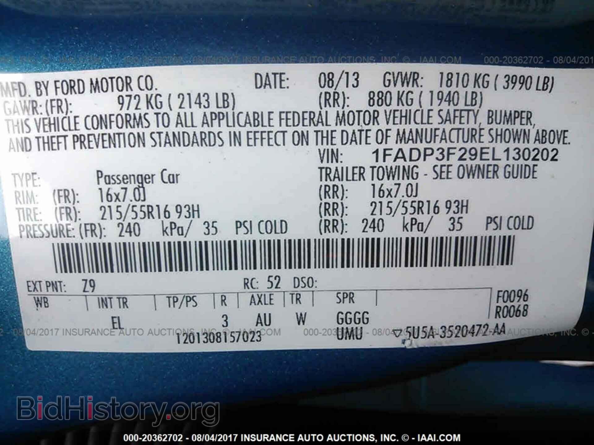2014 Ford Focus - VIN: 1FADP3F29EL130202 - Photo 9