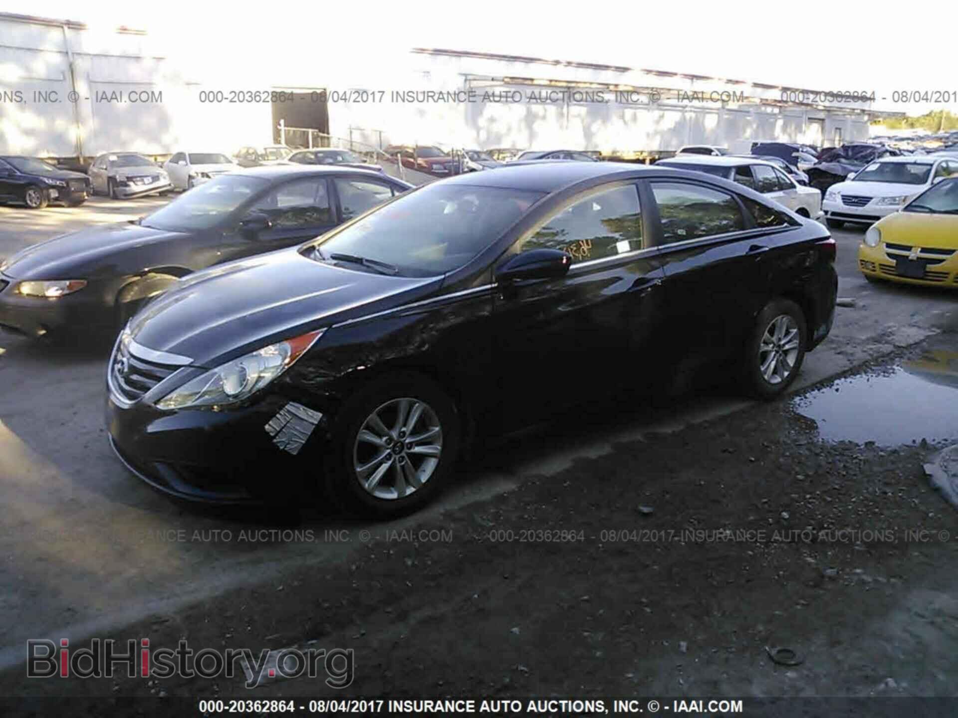 2014 Hyundai SONATA (VIN 5NPEB4AC1EH857535) — фото 2 из 10
