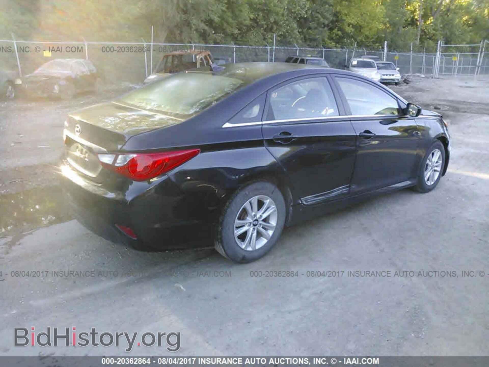 2014 Hyundai SONATA (VIN 5NPEB4AC1EH857535) — фото 4 из 10