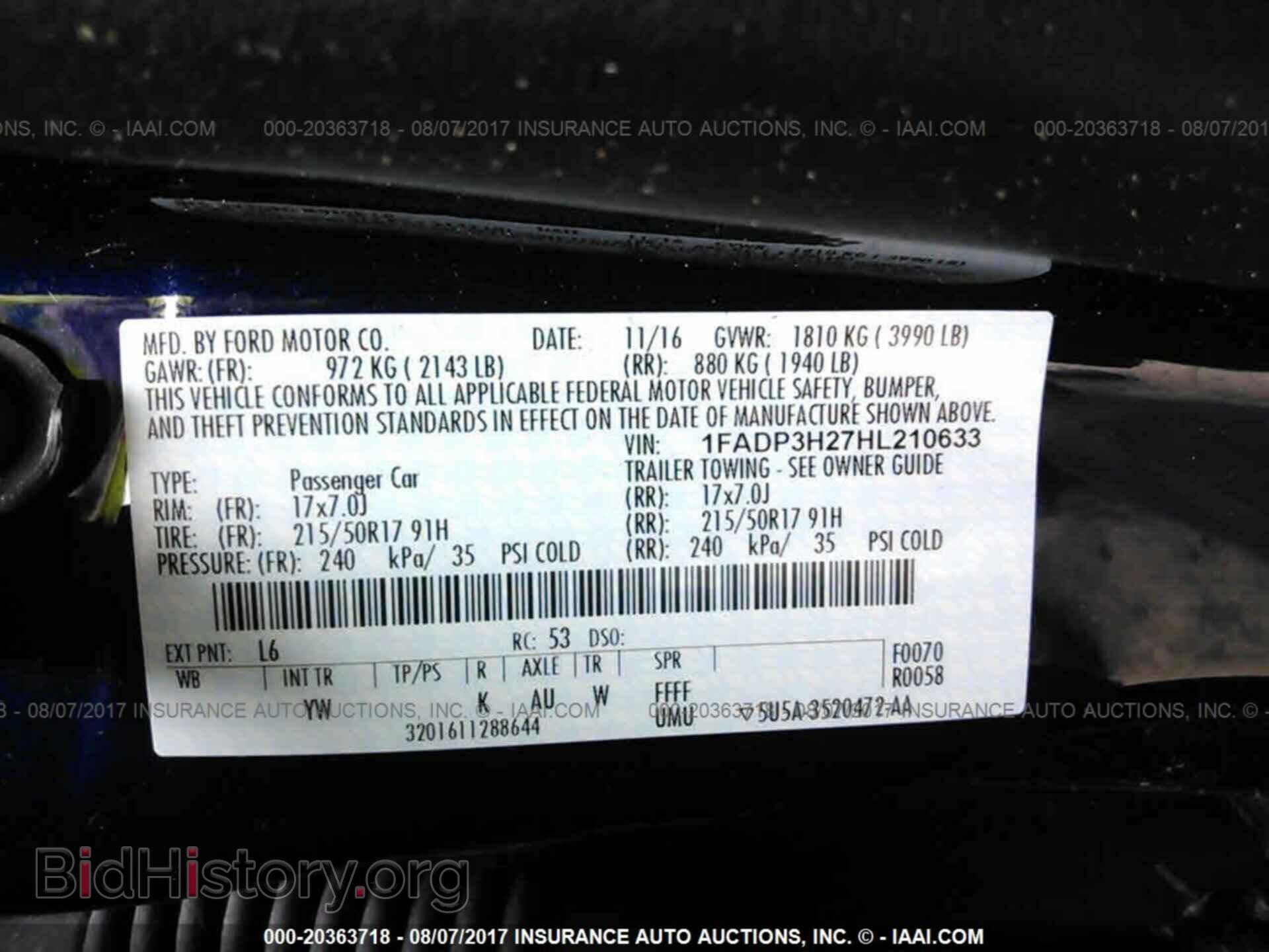 2017 Ford Focus - VIN: 1FADP3H27HL210633 - Photo 9