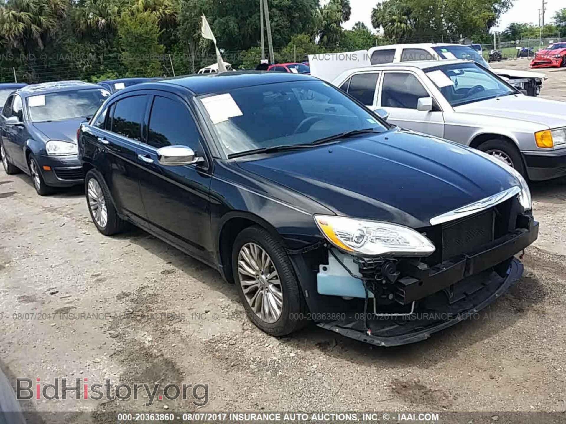 Фотография 1C3CCBCB7CN176536 - Chrysler 200 2012