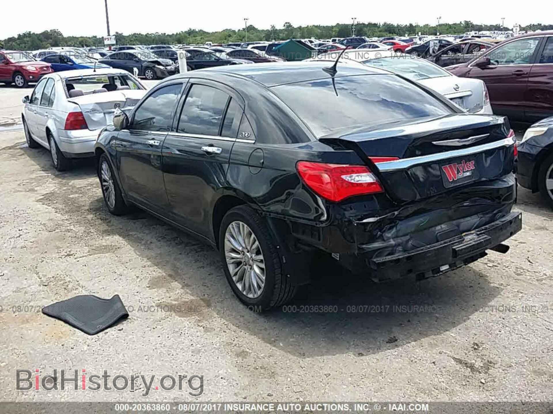 2012 Chrysler 200 - VIN: 1C3CCBCB7CN176536 - Фото 3