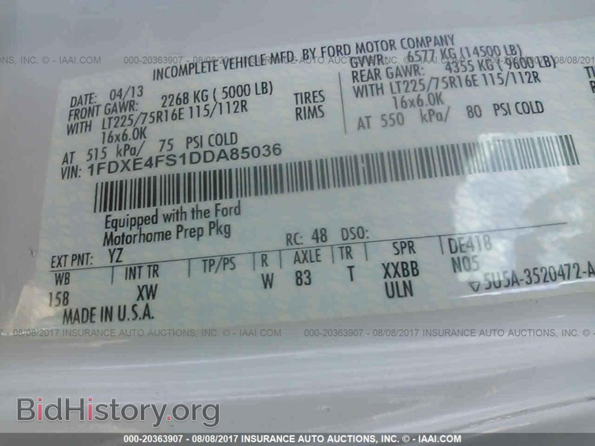 2014 Ford Econoline - VIN: 1FDXE4FS1DDA85036 - Фото 10