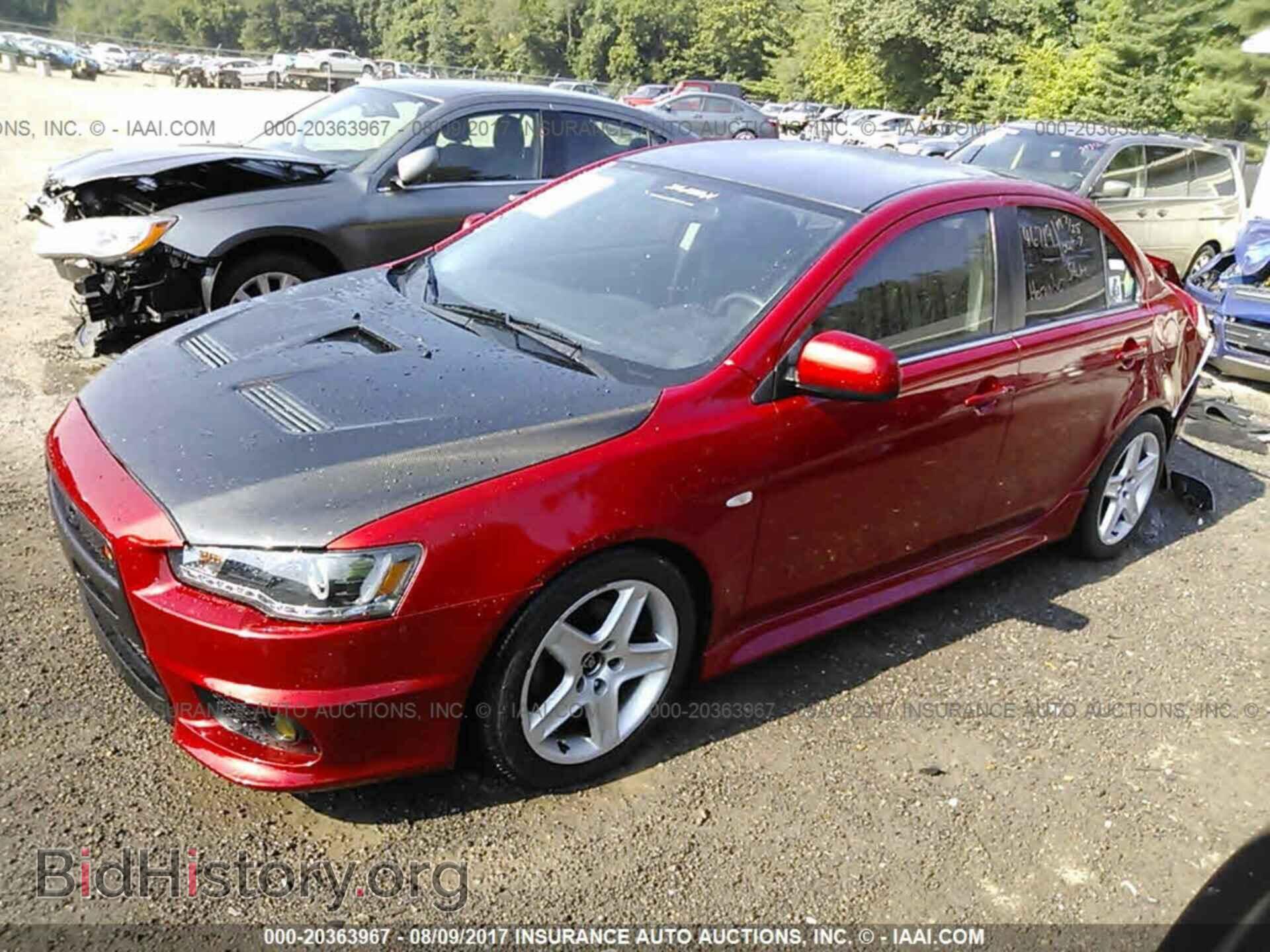 2014 Mitsubishi Lancer - VIN: JA32V6FV7EU008322 - Фото 2