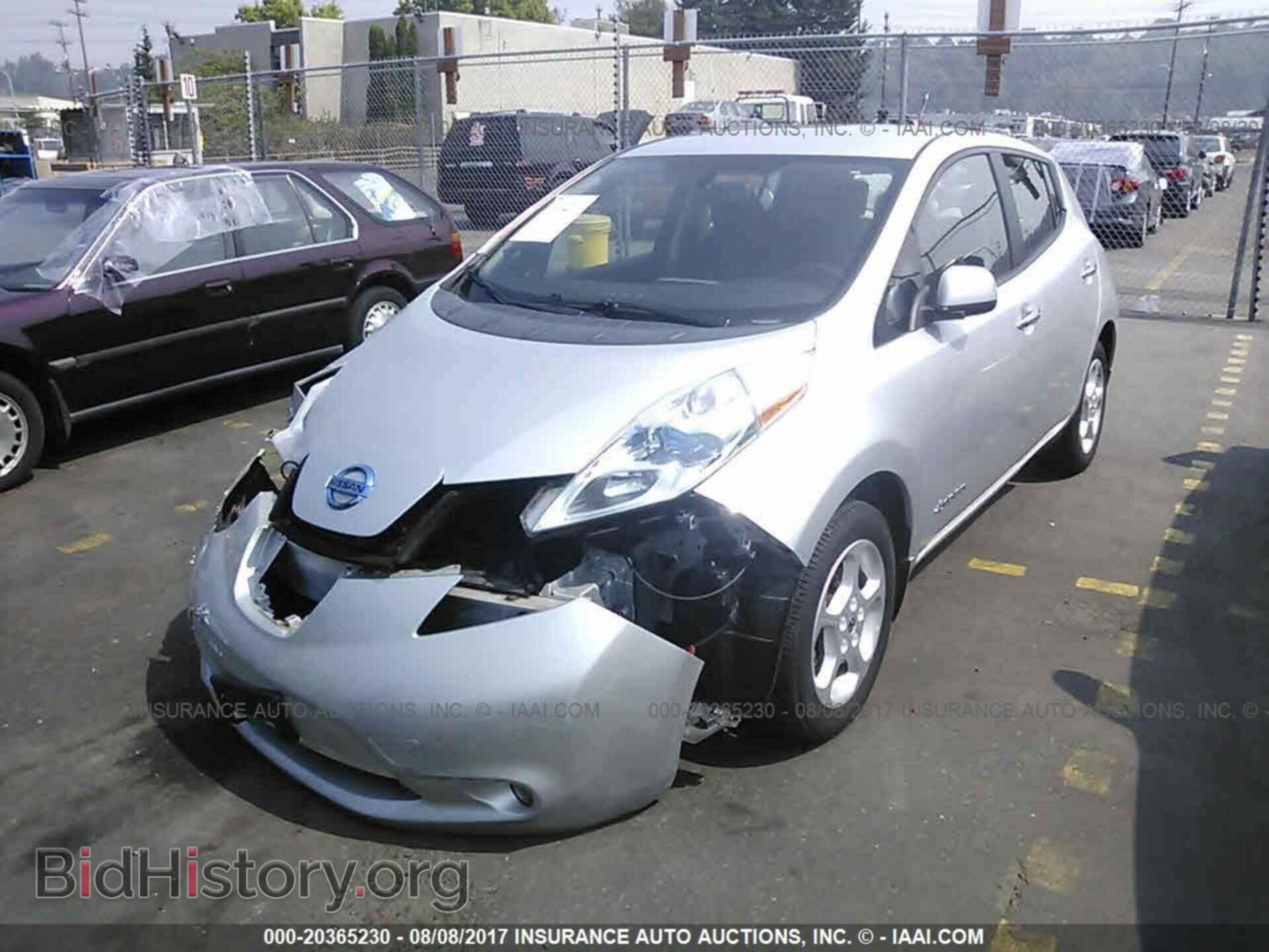2013 Nissan Leaf - VIN: 1N4AZ0CP8DC404936 - Фото 2