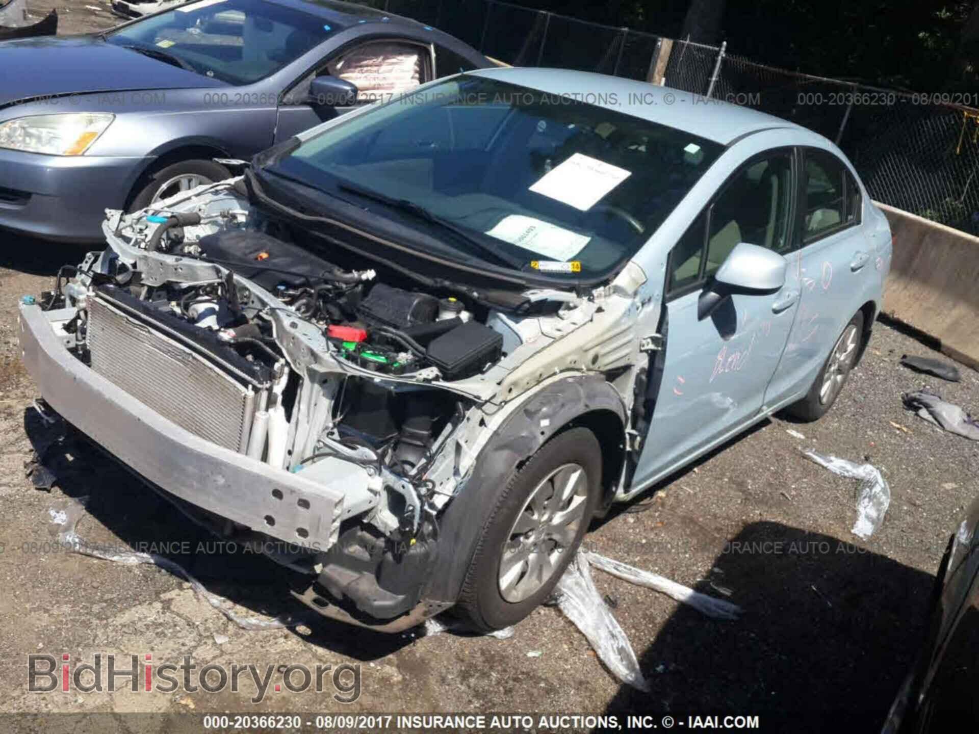 2012 Honda Civic - VIN: 19XFB2F52CE375855 - Фото 2
