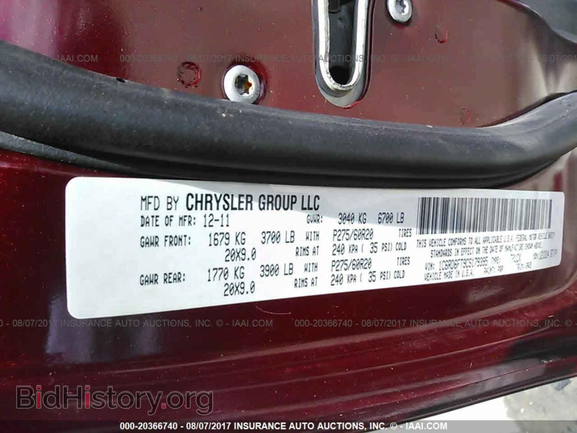 2012 Dodge Ram 1500 - VIN: 1C6RD6FT9CS179395 - Фото 9