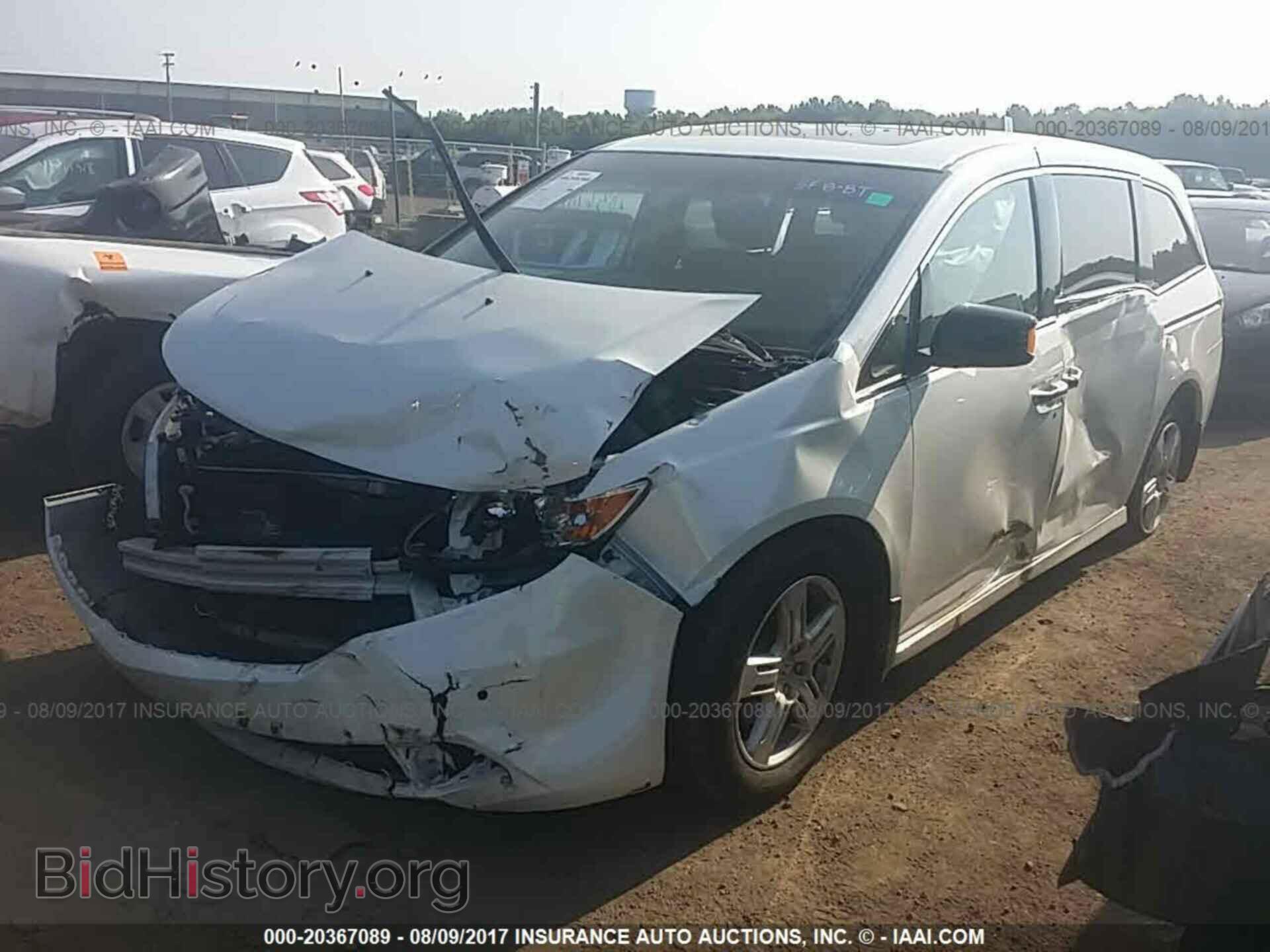 2013 Honda Odyssey - VIN: 5FNRL5H91DB077529 - Фото 2