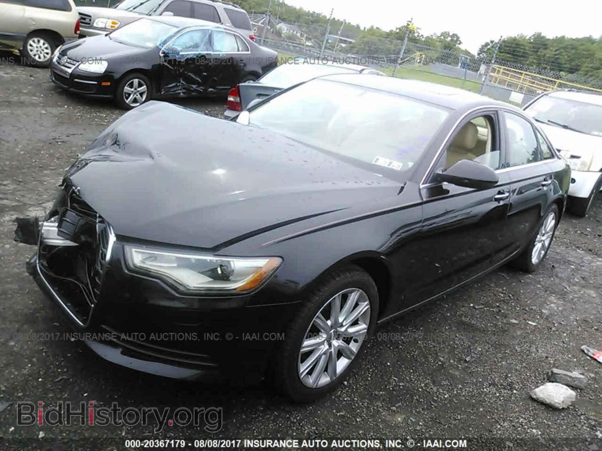 2013 Audi A6 - VIN: WAUGFAFC1DN090222 - Фото 2