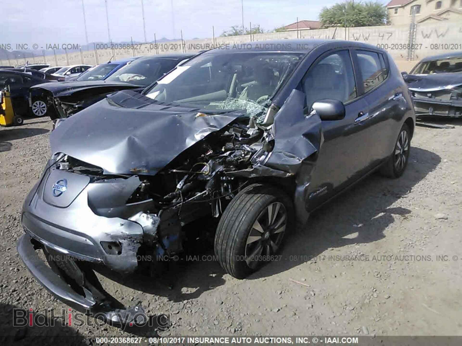 2015 Nissan Leaf - VIN: 1N4AZ0CPXFC310107 - Фото 2