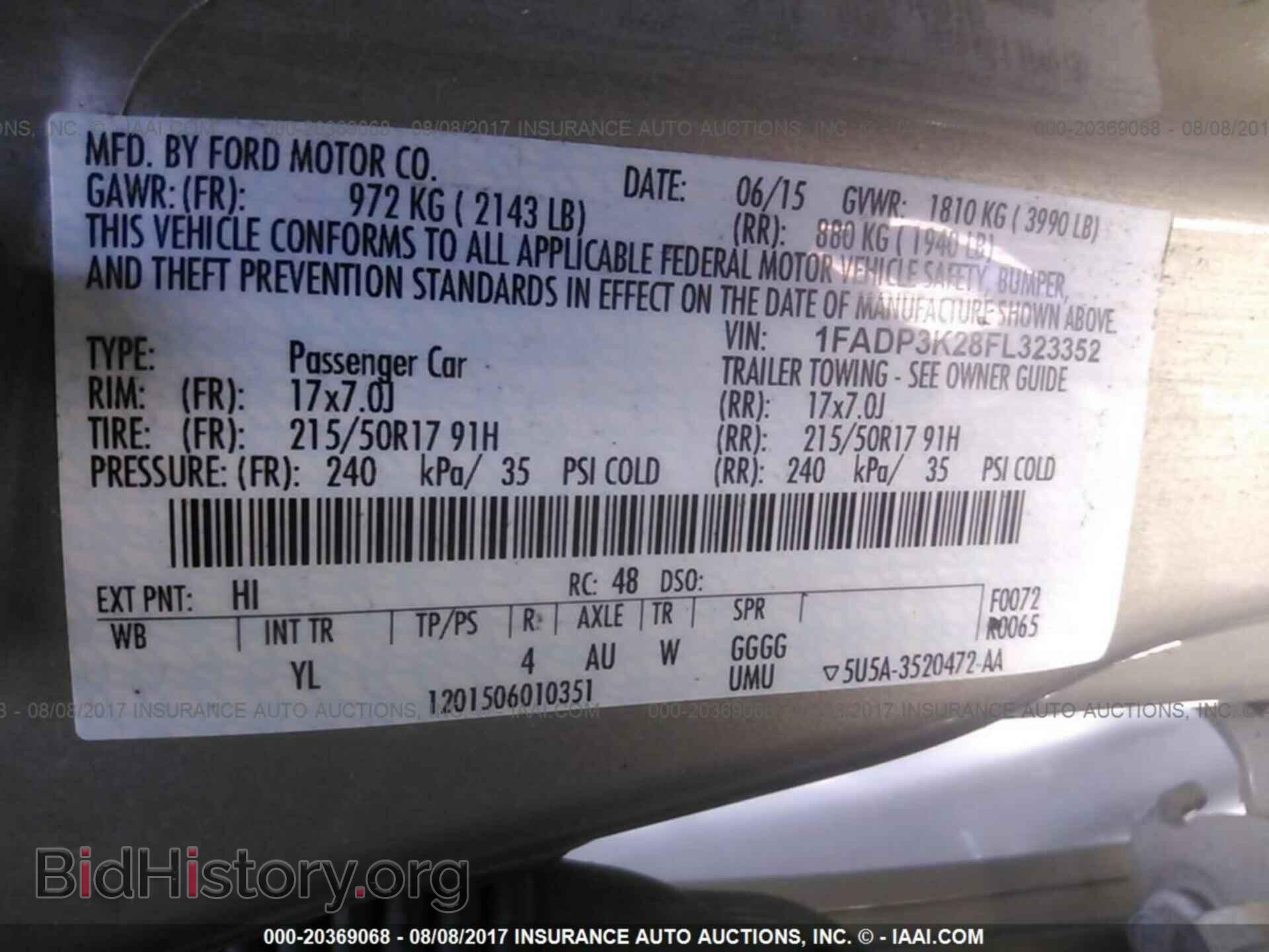 2015 Ford Focus - VIN: 1FADP3K28FL323352 - Photo 9