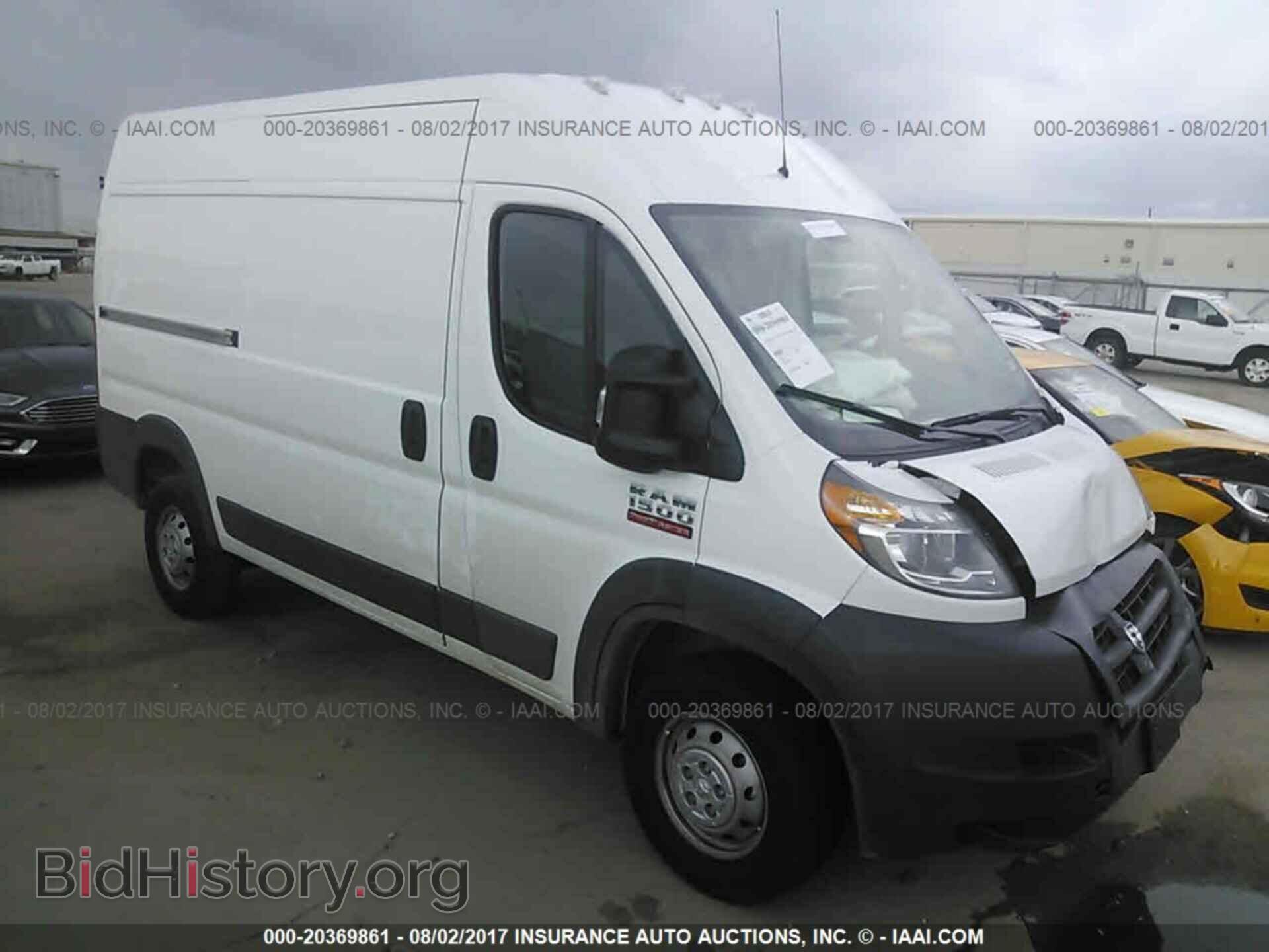 Фотография 3C6TRVBG1HE547850 - Ram Promaster 1500 2017