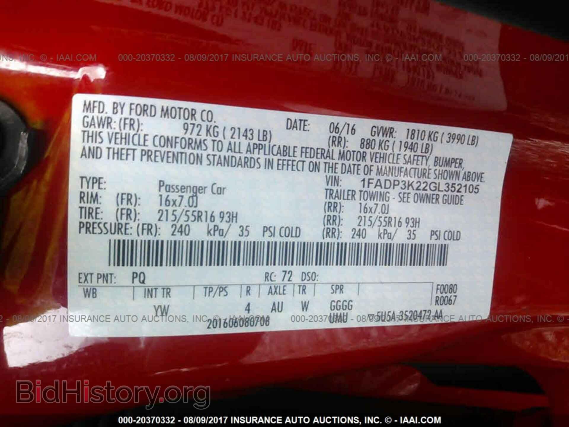 2016 Ford Focus - VIN: 1FADP3K22GL352105 - Photo 9