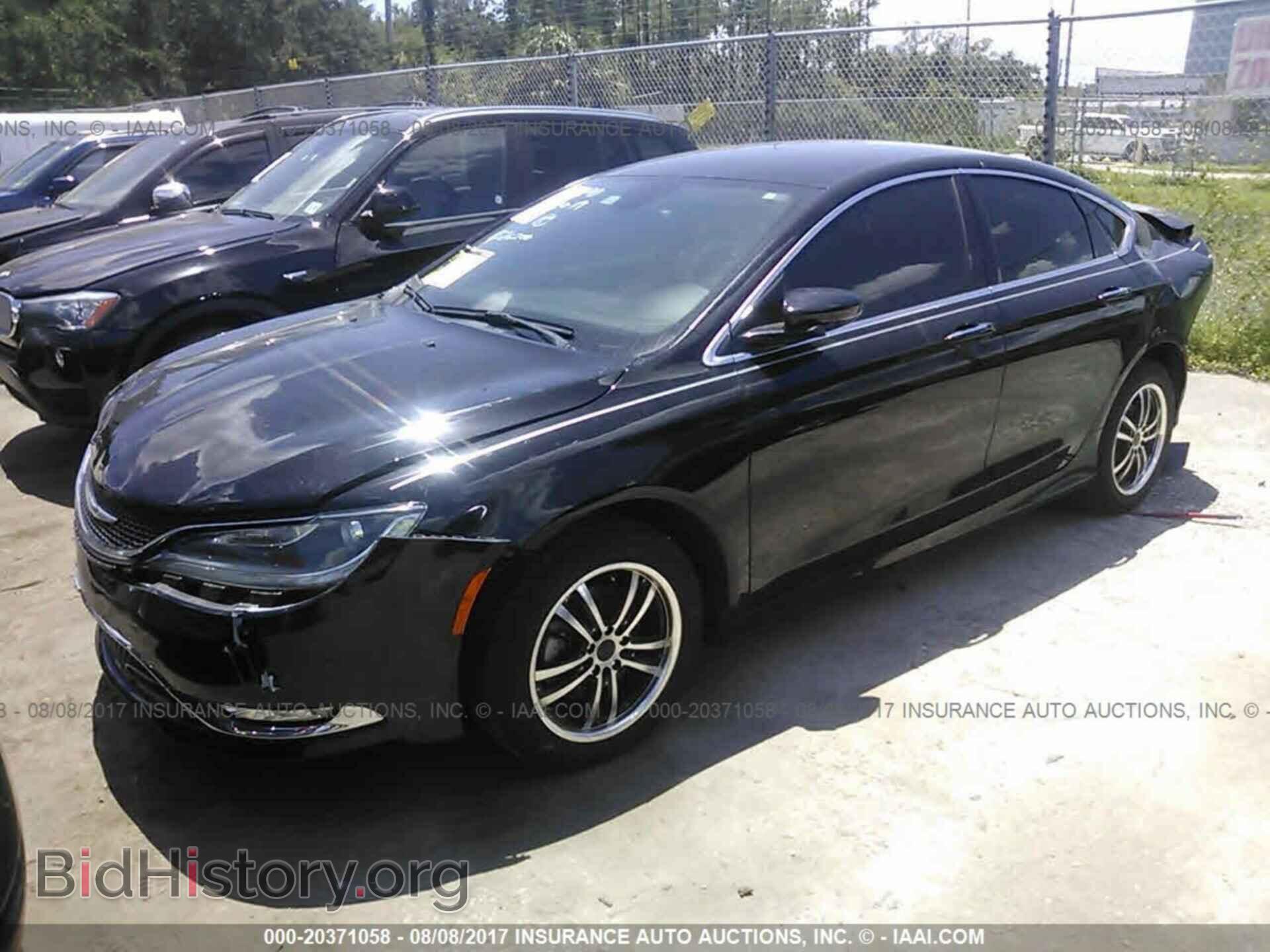 2015 Chrysler 200 - VIN: 1C3CCCCB9FN542376 - Фото 2