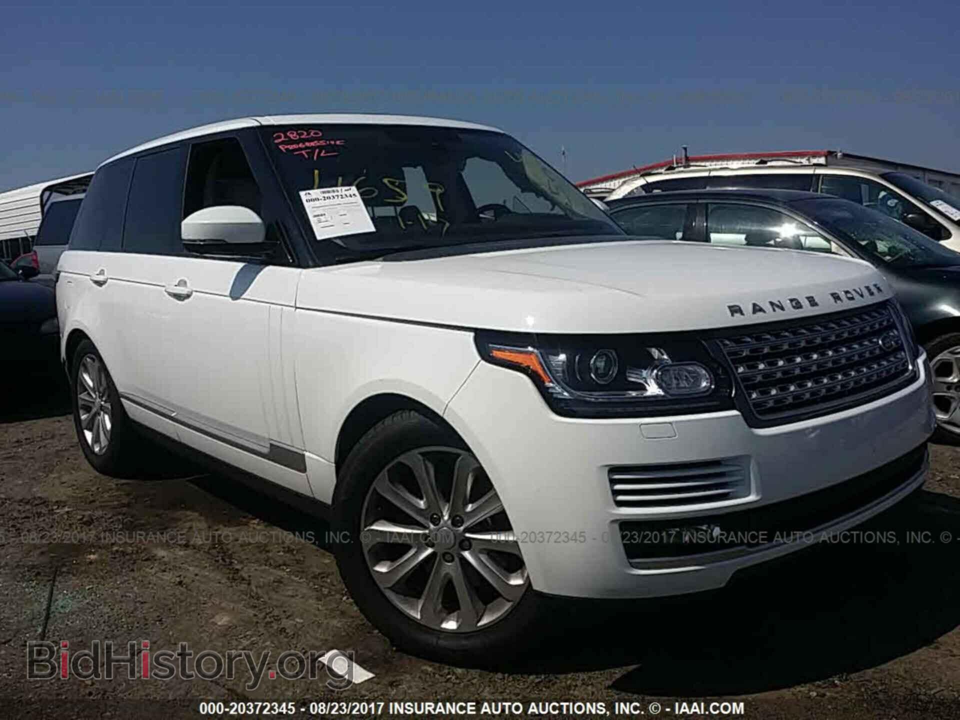 Photo SALGS2VF6FA219185 - Land rover Range rover 2015