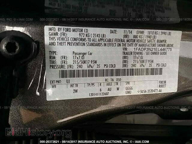 2014 Ford Focus - VIN: 1FADP3N21EL446775 - Фото 9
