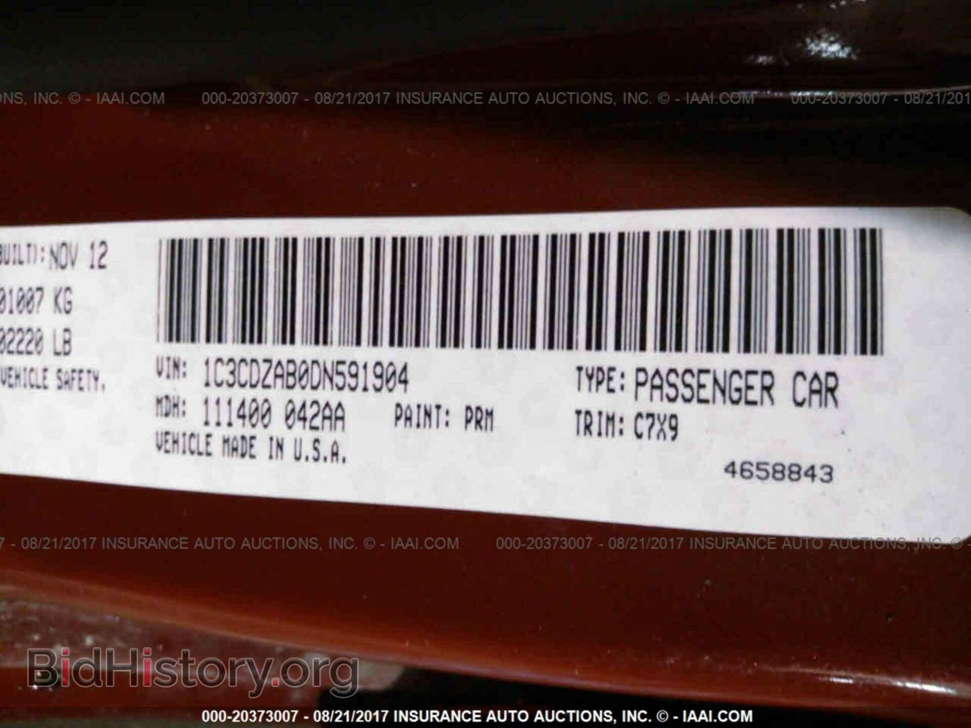 2013 Dodge Avenger - VIN: 1C3CDZAB0DN591904 - Photo 9