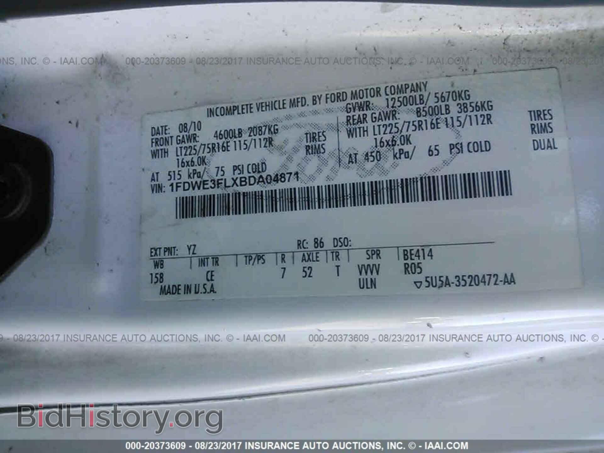 2011 Ford Econoline - VIN: 1FDWE3FLXBDA04871 - Фото 10