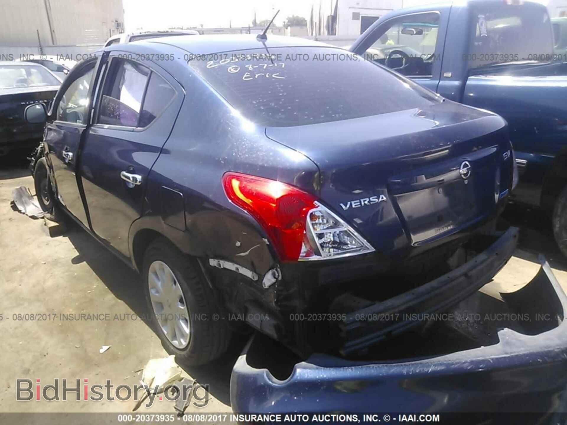 2012 Nissan Versa - VIN: 3N1CN7AP2CL813367 - Фото 3