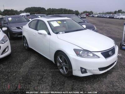 2012 Lexus IS, белый — VIN JTHBF5C24C5166013, IAAI