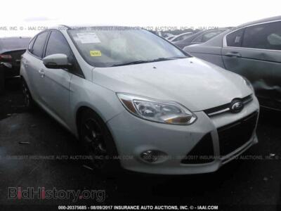 2014 Ford FOCUS, белый — VIN 1FADP3K26EL167357, IAAI