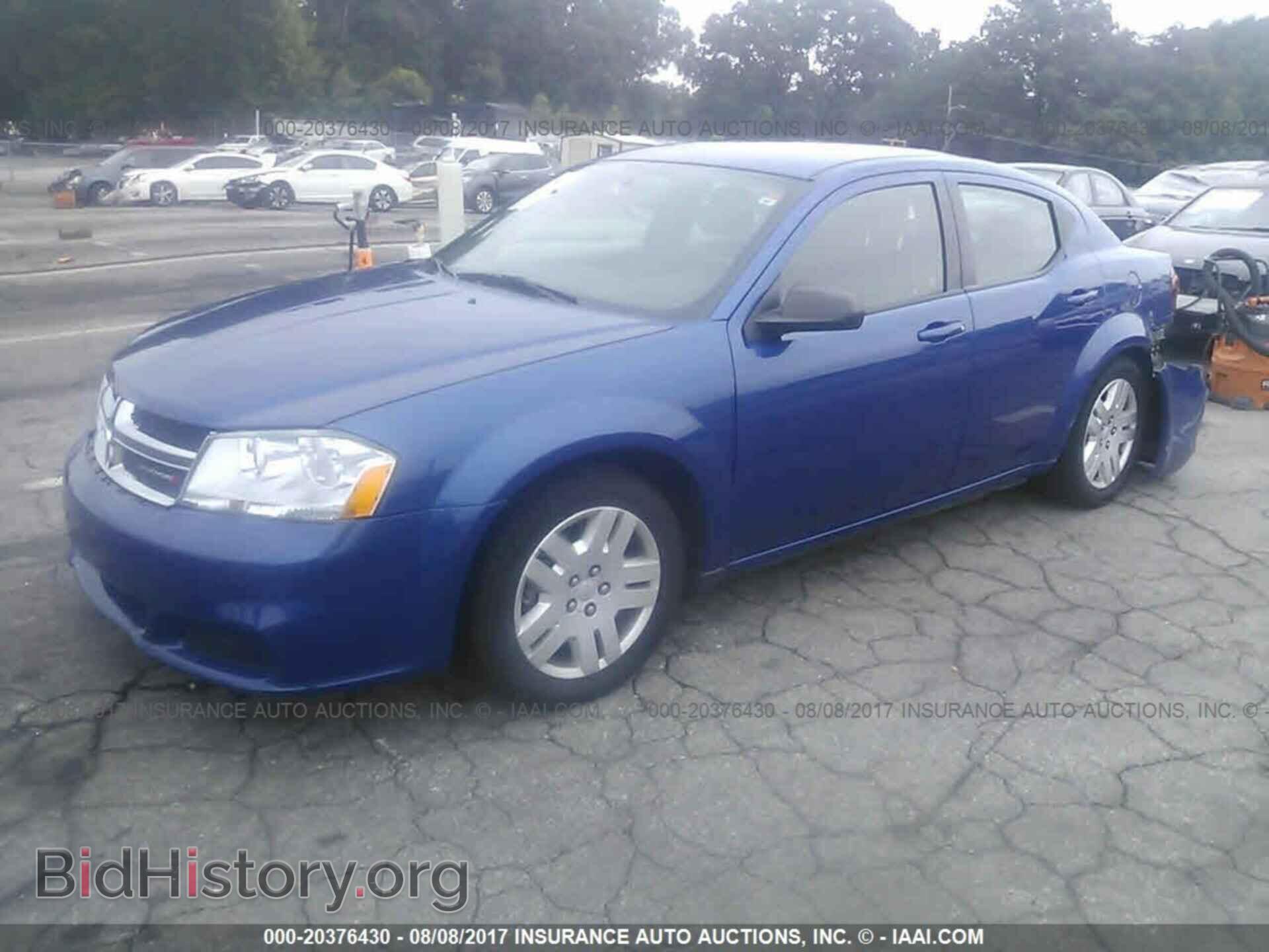 2014 Dodge Avenger - VIN: 1C3CDZAB6EN188480 - Фото 2