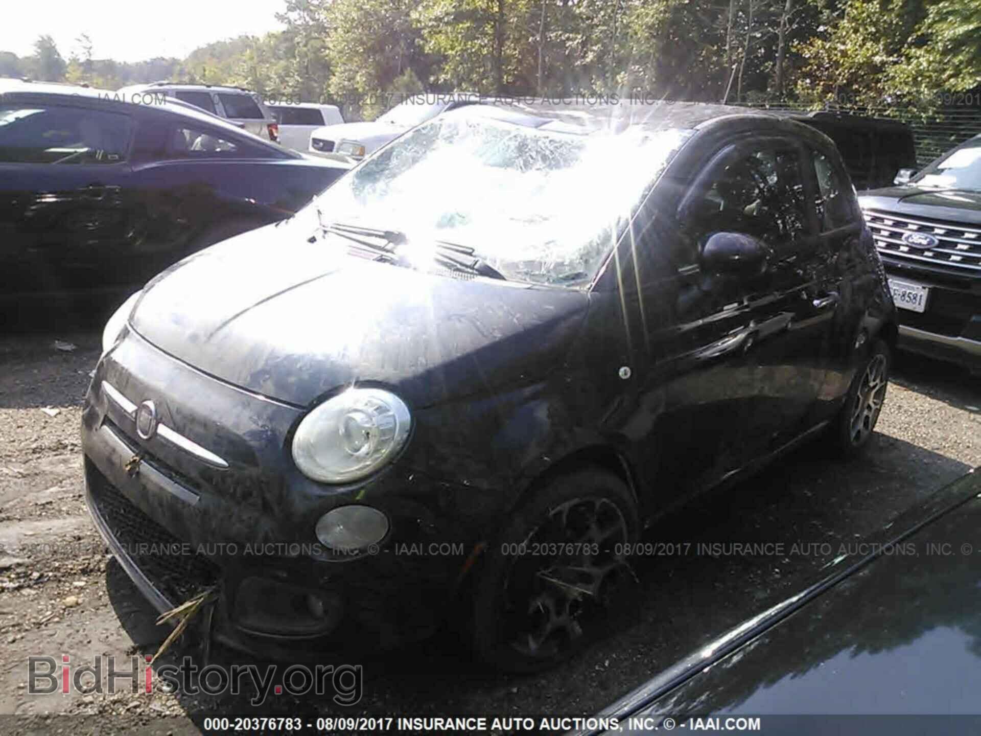 2012 Fiat 500 - VIN: 3C3CFFBR5CT332229 - Фото 2