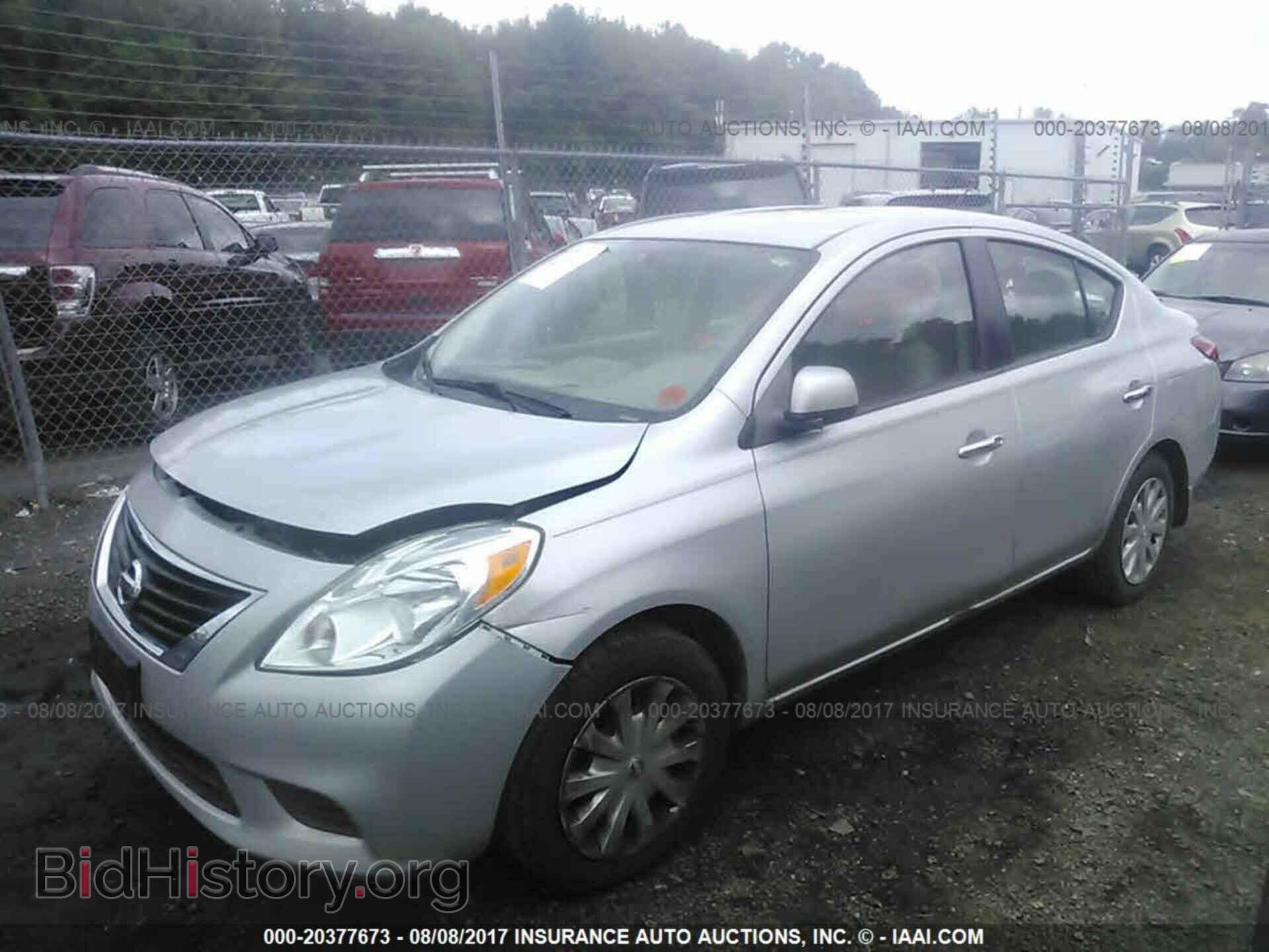 2012 Nissan Versa - VIN: 3N1CN7AP2CL837605 - Фото 2