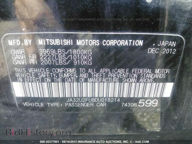 2013 Mitsubishi Lancer - VIN: JA32U2FU8DU018214 - Фото 9