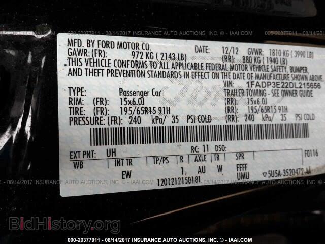 2013 Ford Focus - VIN: 1FADP3E22DL215656 - Фото 9