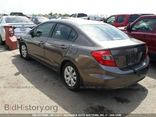 2012 Honda Civic - VIN: 2HGFB2F52CH594496 - Фото 3