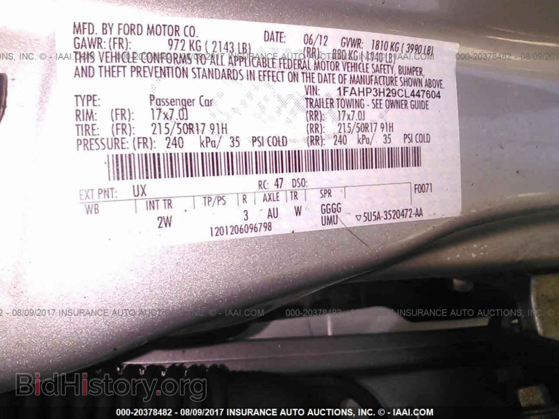 2012 Ford Focus - VIN: 1FAHP3H29CL447604 - Photo 9