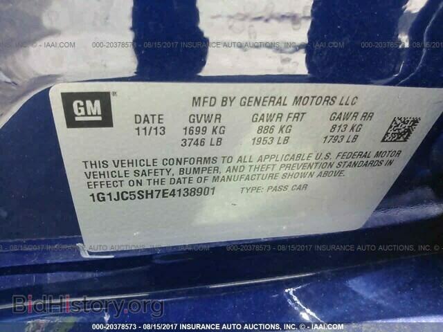 2014 Chevrolet Sonic - VIN: 1G1JC5SH7E4138901 - Фото 9