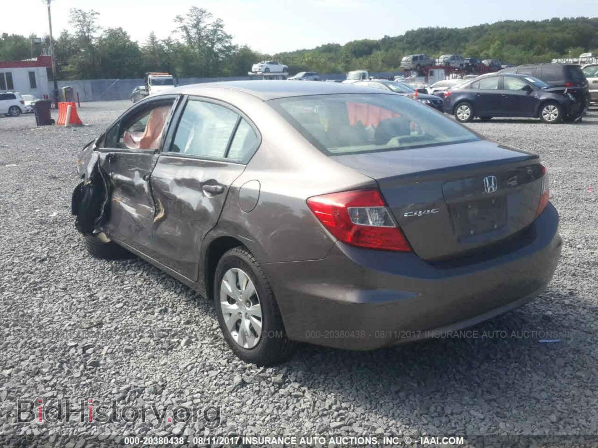 2012 Honda Civic - VIN: 2HGFB2F59CH564833 - Фото 3
