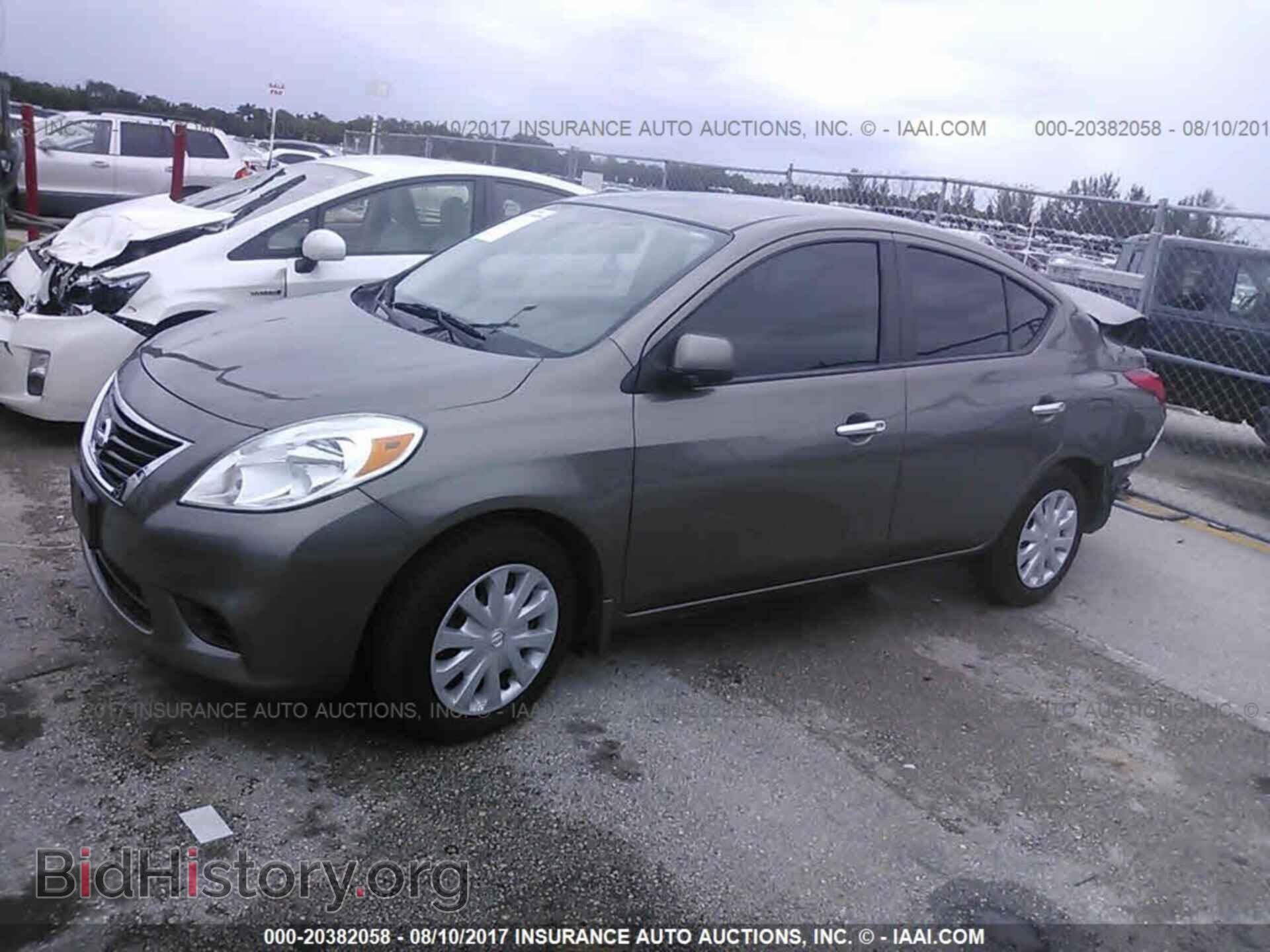 2012 Nissan Versa - VIN: 3N1CN7AP6CL874141 - Фото 2