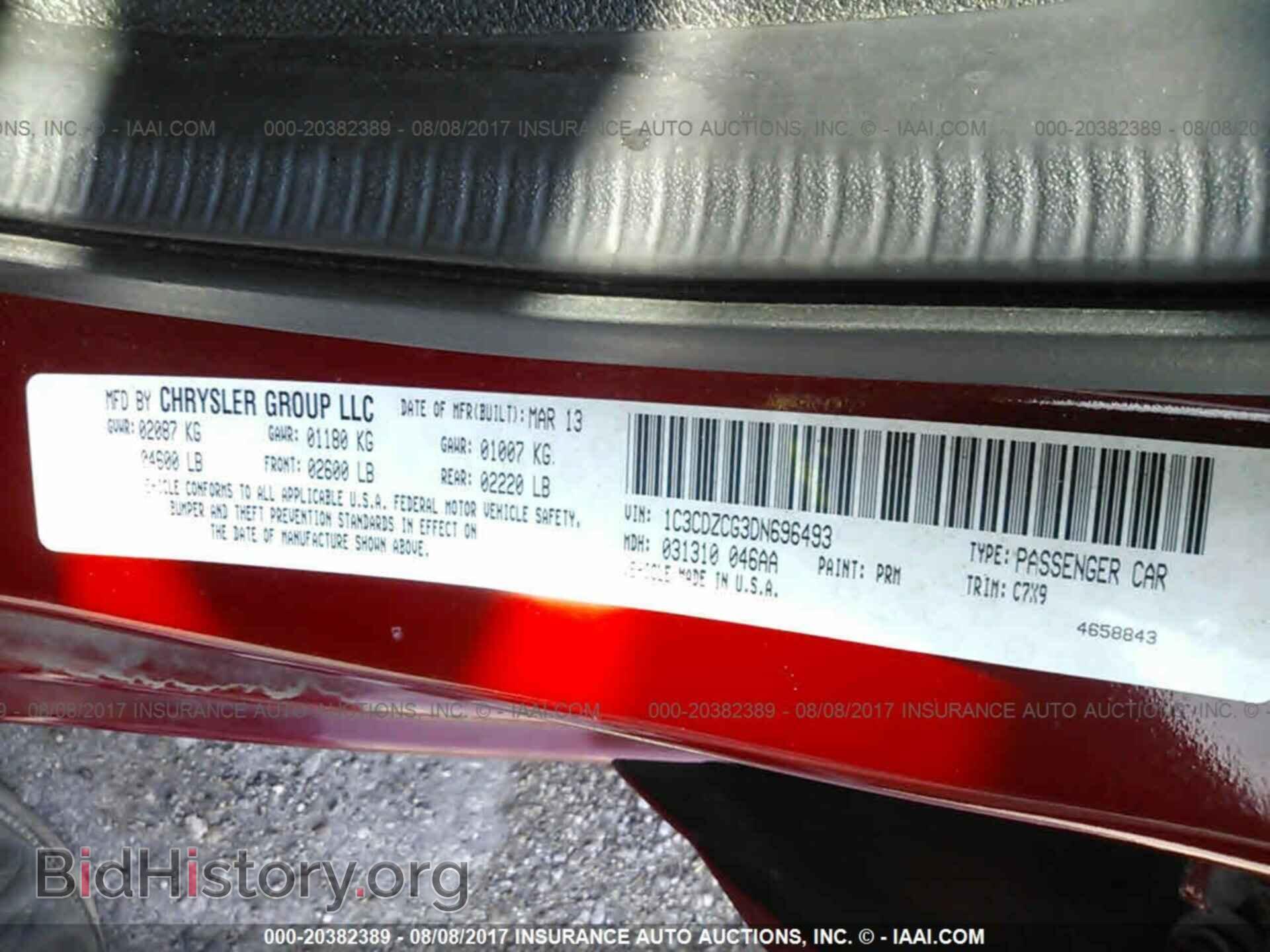 2013 Dodge Avenger - VIN: 1C3CDZCG3DN696493 - Фото 9