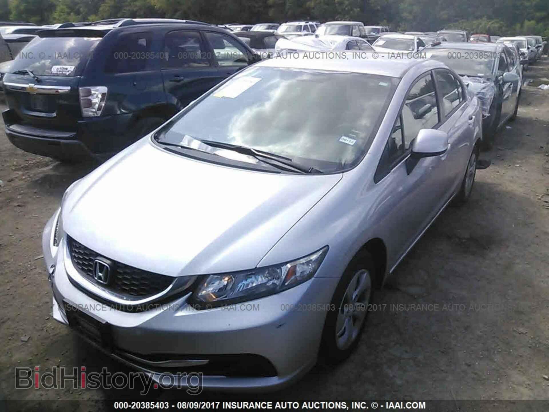 2013 Honda Civic - VIN: 2HGFB2F55DH554169 - Фото 2