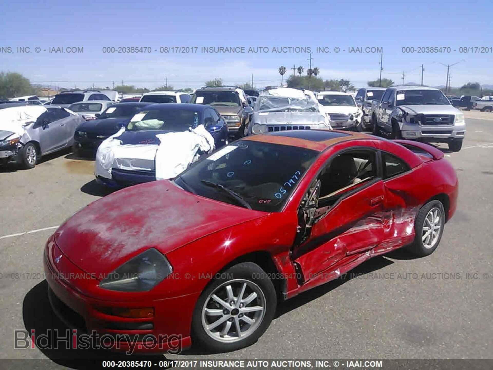 2002 MITSUBISHI ECLIPSE - VIN: 4A3AC44G62E057977 - Фото 2