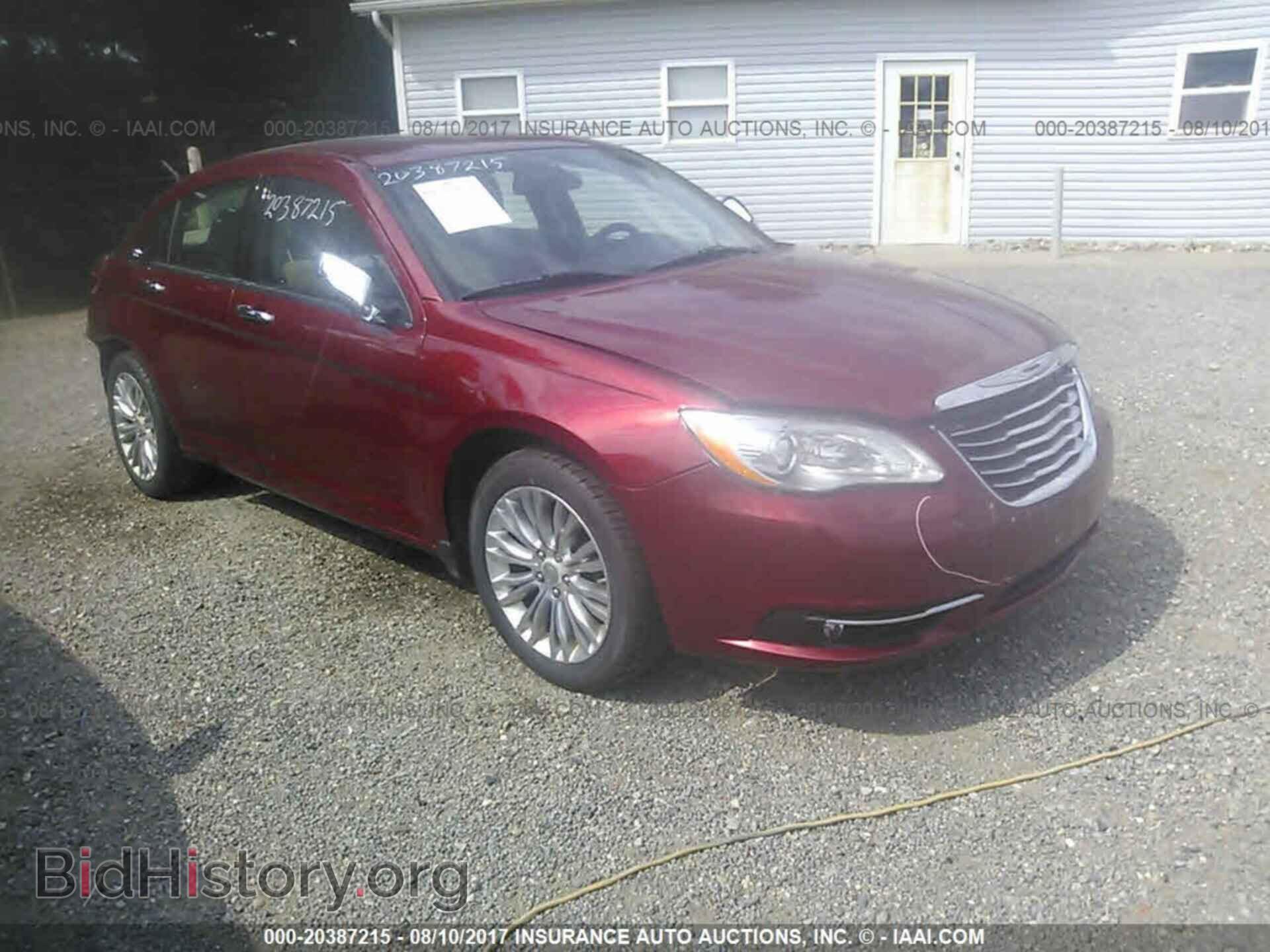 Фотография 1C3CCBCB9CN257554 - Chrysler 200 2012