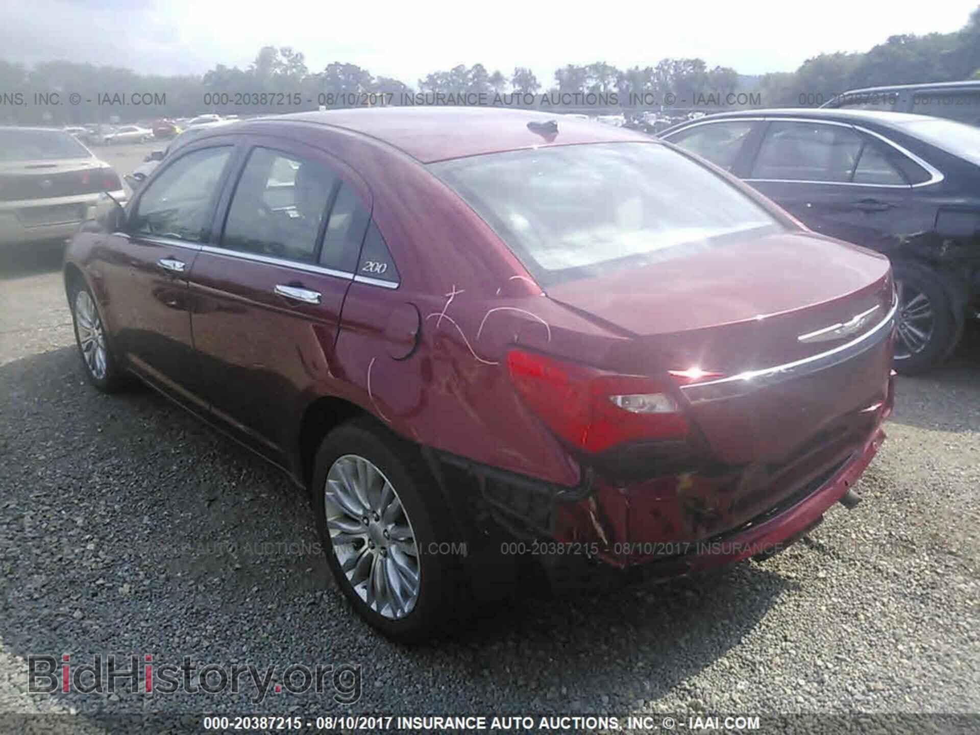2012 Chrysler 200 - VIN: 1C3CCBCB9CN257554 - Фото 3