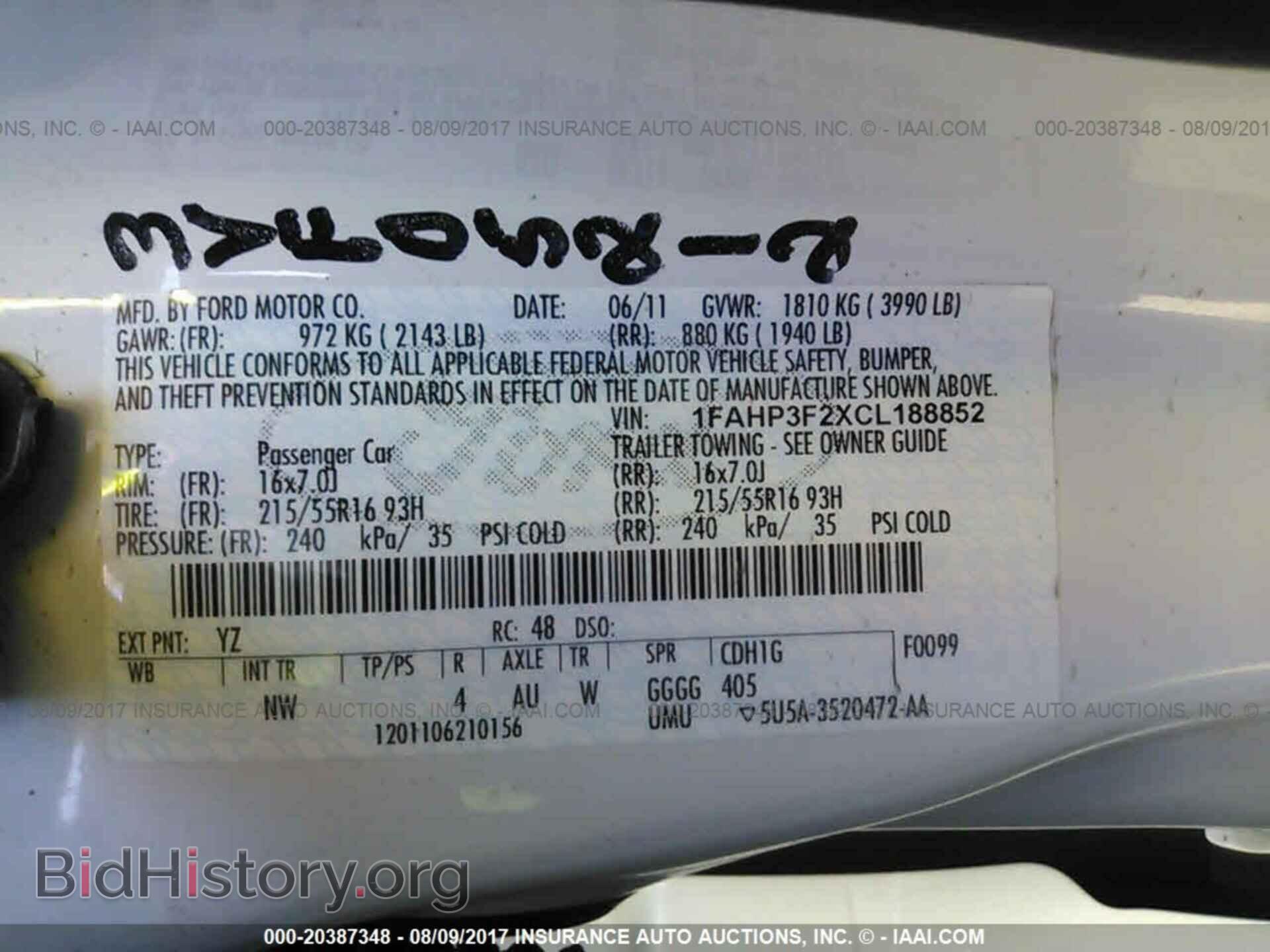 2012 Ford Focus - VIN: 1FAHP3F2XCL188852 - Photo 9