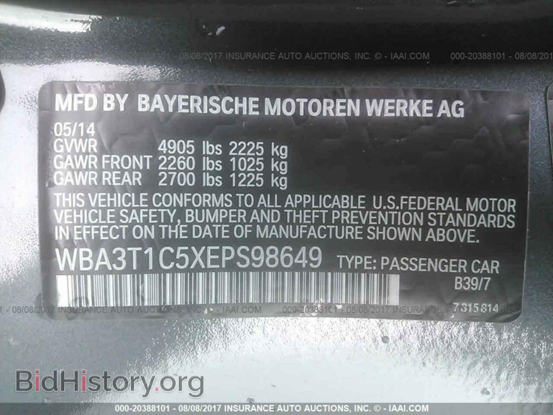 2014 Bmw 428 - VIN: WBA3T1C5XEPS98649 - Фото 9
