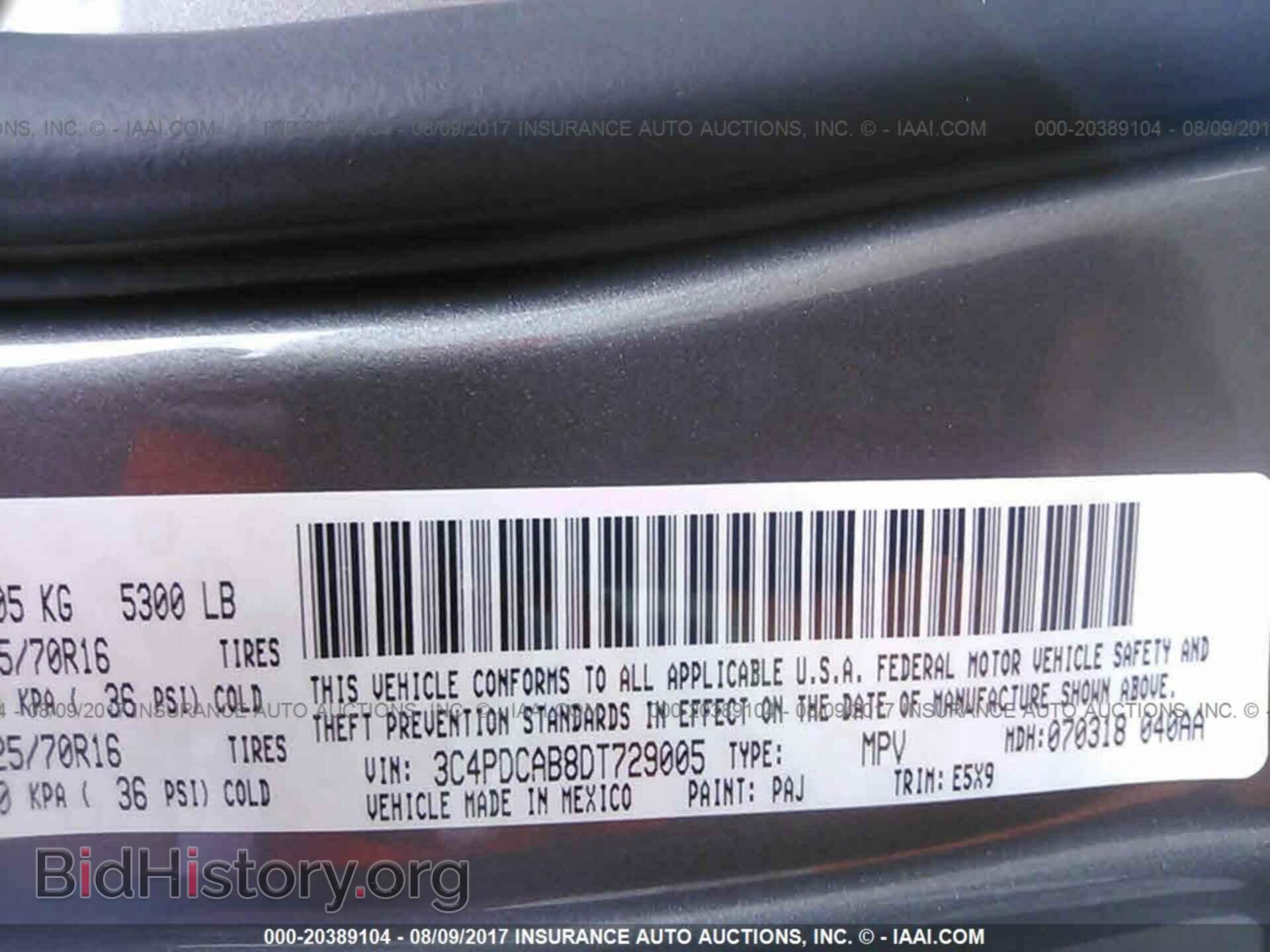 2013 Dodge Journey - VIN: 3C4PDCAB8DT729005 - Photo 9