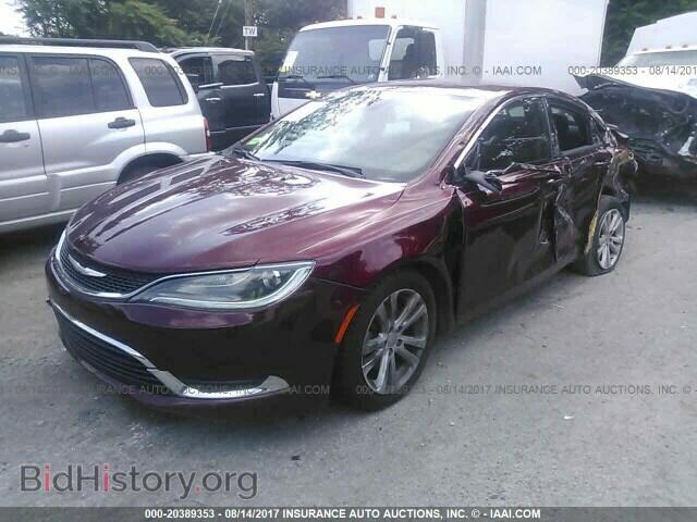 2015 Chrysler 200 - VIN: 1C3CCCAB7FN633262 - Фото 2