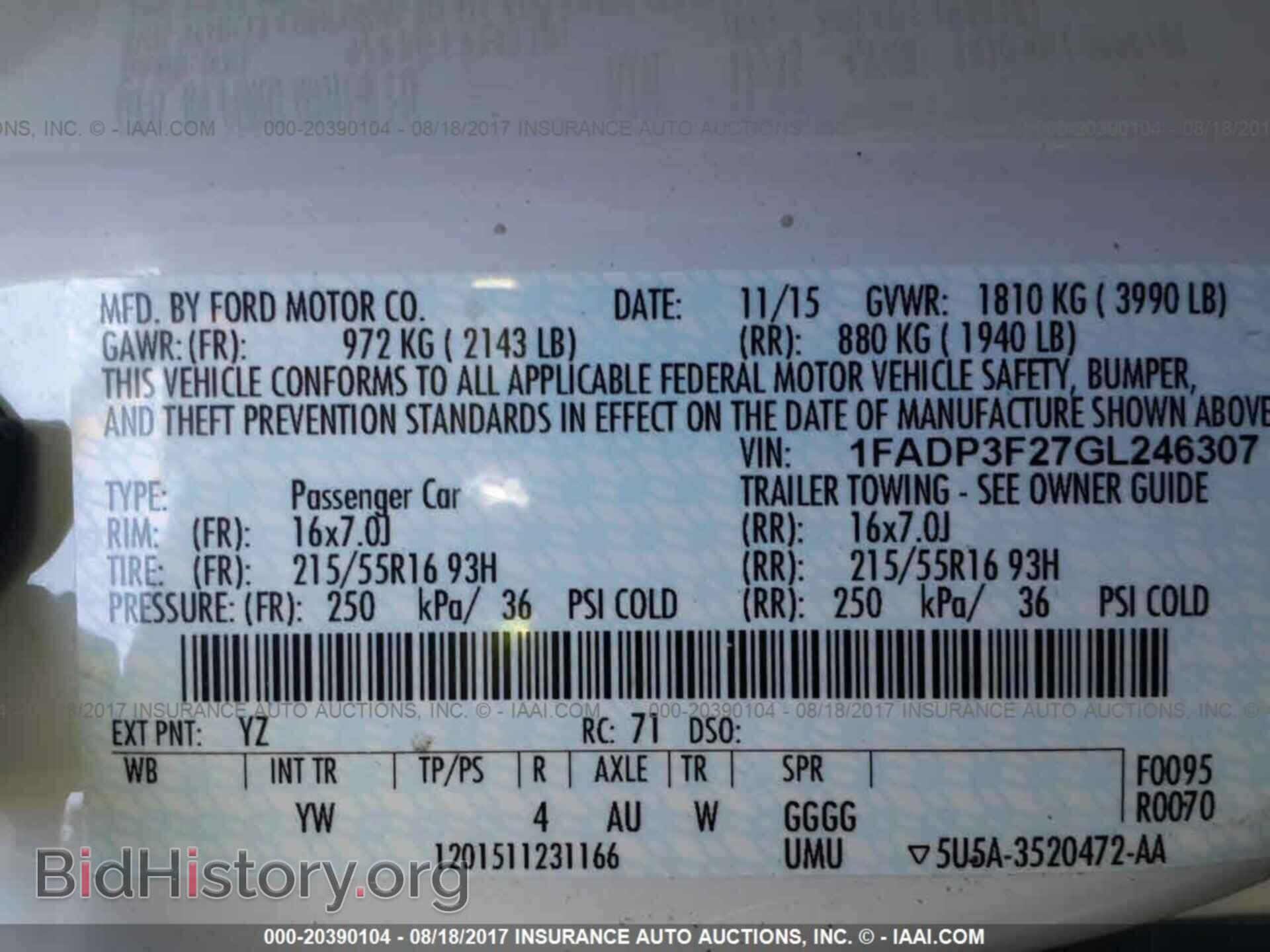 2016 Ford Focus - VIN: 1FADP3F27GL246307 - Photo 9