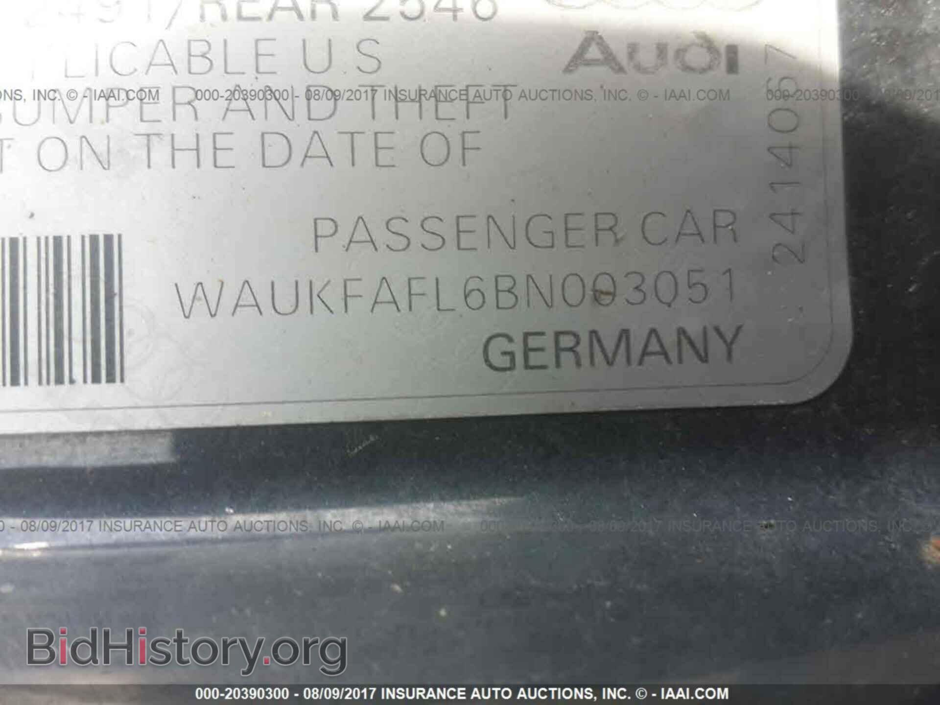 2011 Audi A4 - VIN: WAUKFAFL6BN003051 - Photo 9