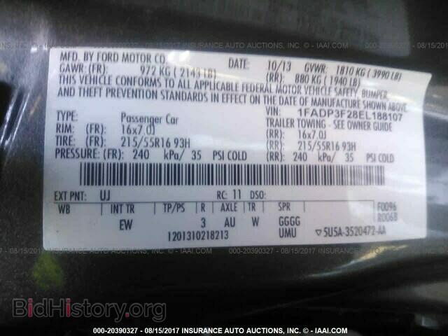 2014 Ford Focus - VIN: 1FADP3F28EL188107 - Фото 9