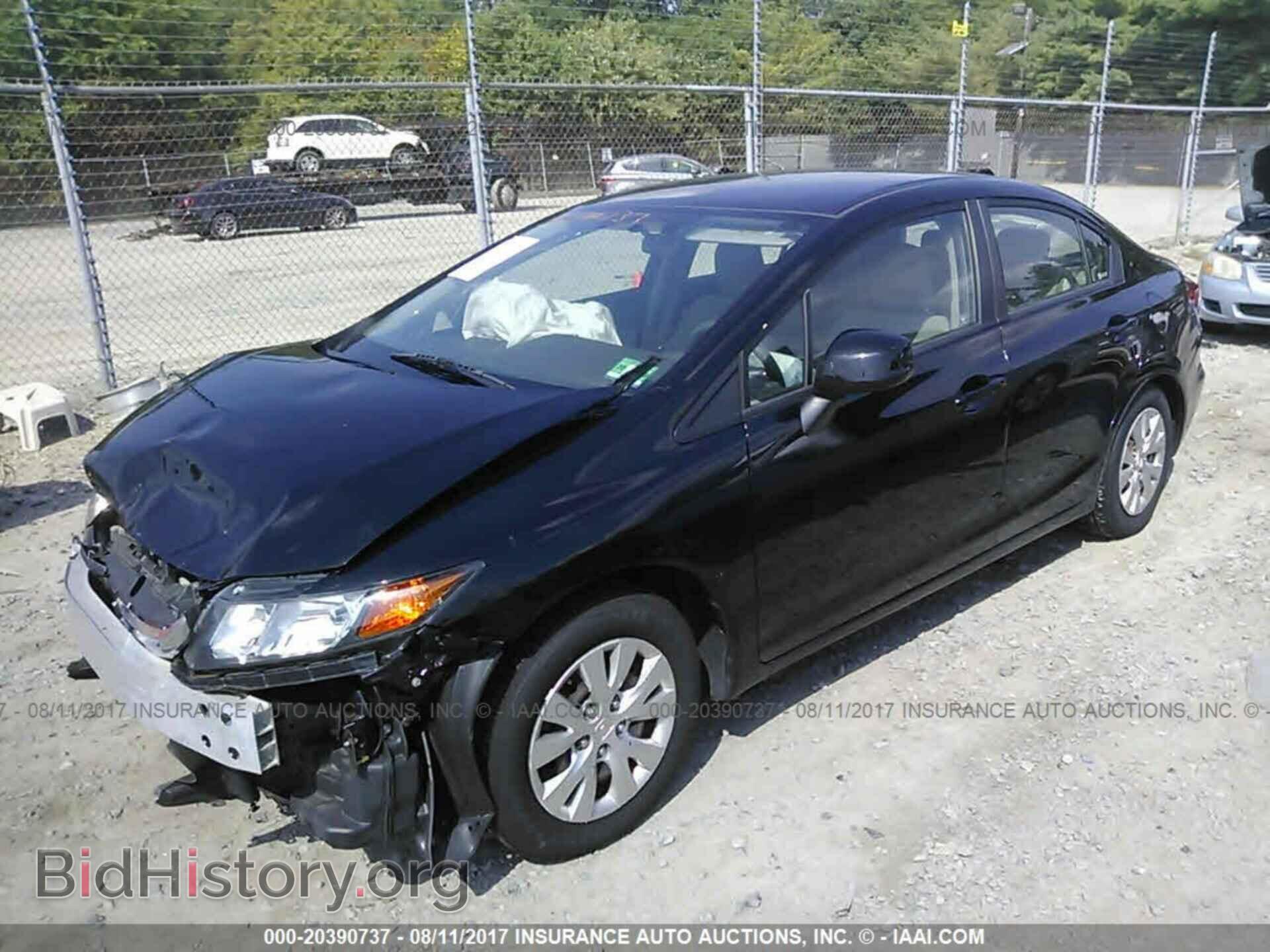 2012 Honda Civic - VIN: 19XFB2F50CE339002 - Фото 2